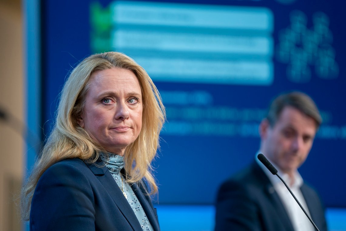Viseadministrerende direktør Anniken Hauglie vil ha på plass koronapass når tiltakene justeres. Foto: Terje Pedersen / NTB Viseadministrerende direktør Anniken Hauglie vil ha på plass koronapass når tiltakene justeres. Foto: Terje Pedersen / NTB