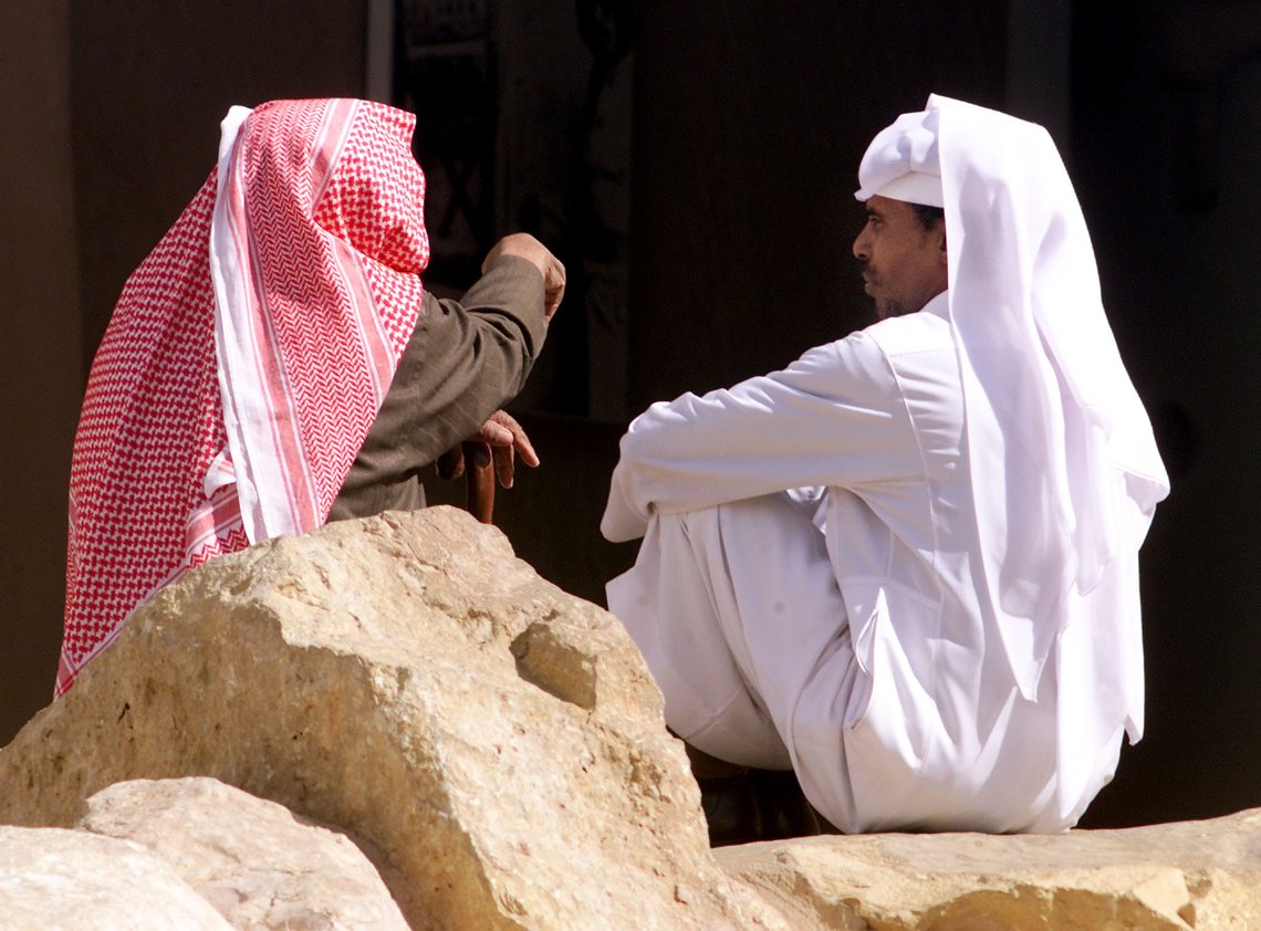 Det strenge islamske regimet i Saudi-Arabia går i mer moderat retning, men er fortsatt svært mannsdominert. Foto: Lise Åserud / NTB. Det strenge islamske regimet i Saudi-Arabia går i mer moderat retning, men er fortsatt svært mannsdominert. Foto: Lise Åserud / NTB.