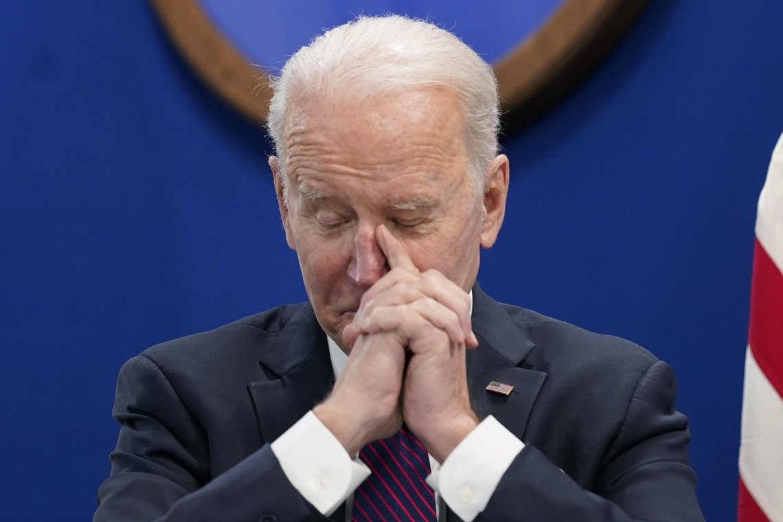 President Joe Biden listens during a meeting with the President's Council of Advisors on Science and Technology at the Eisenhower Executive Office Building on the White House Campus, Thursday, Jan. 20, 2022. (AP Photo/Andrew Harnik) President Joe Biden listens during a meeting with the President's Council of Advisors on Science and Technology at the Eisenhower Executive Office Building on the White House Campus, Thursday, Jan. 20, 2022. (AP Photo/Andrew Harnik)