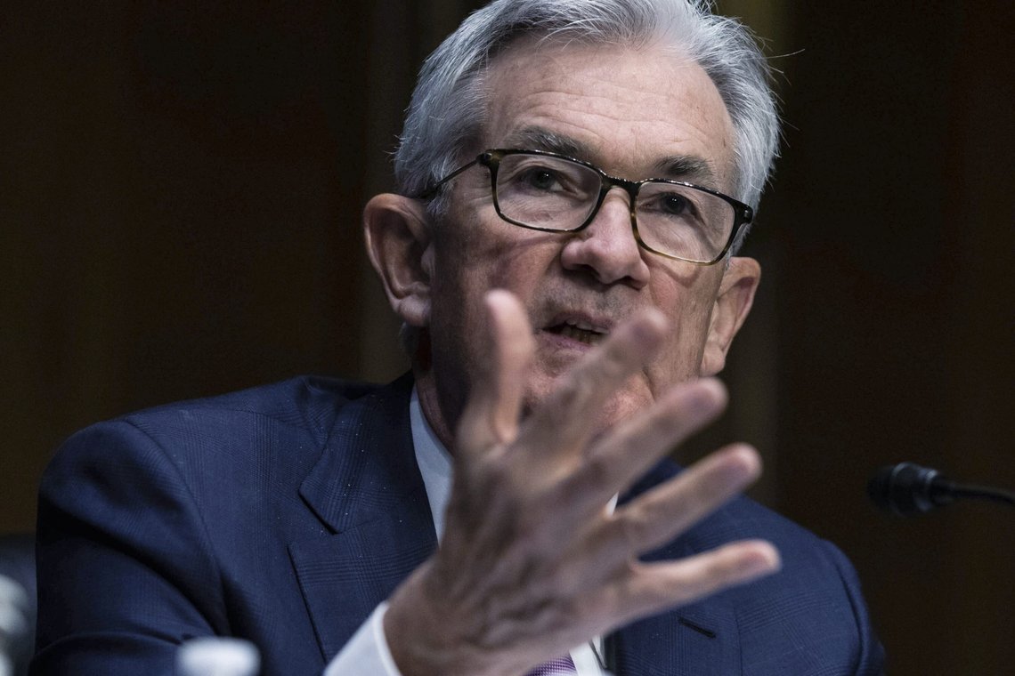 Federal Reserve Board Chairman Jerome Powell testifies in during his re-nominations hearing before the Senate Banking, Housing and Urban Affairs Committee, Tuesday, Jan. 11, 2022, on Capitol Hill in Washington. (Graeme Jennings/Pool via AP) Federal Reserve Board Chairman Jerome Powell testifies in during his re-nominations hearing before the Senate Banking, Housing and Urban Affairs Committee, Tuesday, Jan. 11, 2022, on Capitol Hill in Washington. (Graeme Jennings/Pool via AP)
