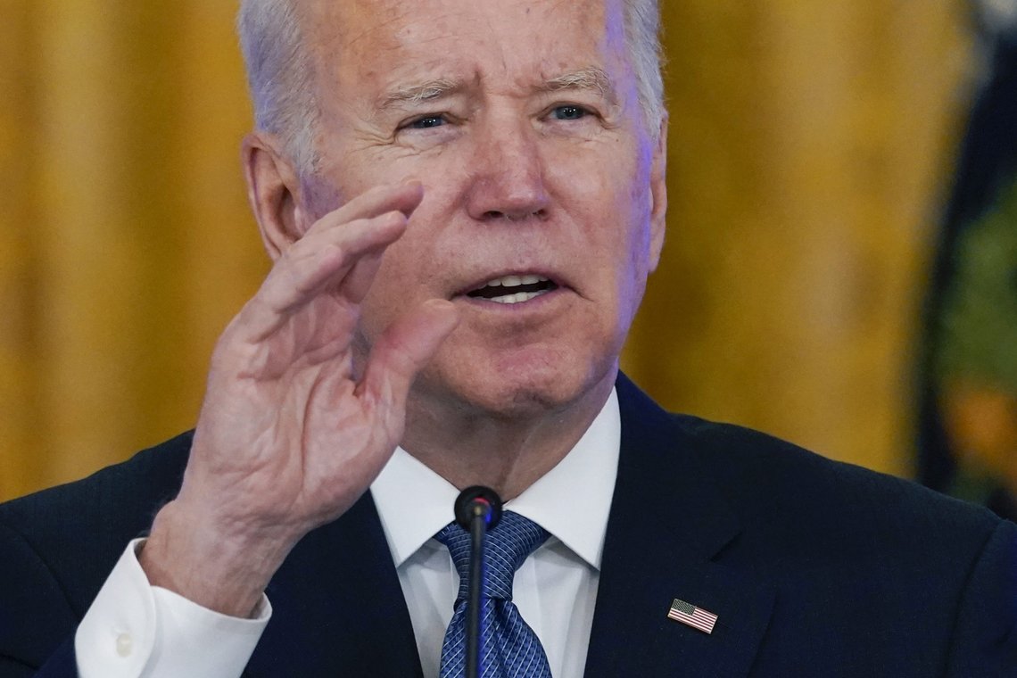 President Joe Biden speaks during a meeting on efforts to lower prices for working families, in the East Room of the White House in Washington, Monday, Jan. 24, 2022. (AP Photo/Andrew Harnik) President Joe Biden speaks during a meeting on efforts to lower prices for working families, in the East Room of the White House in Washington, Monday, Jan. 24, 2022. (AP Photo/Andrew Harnik)