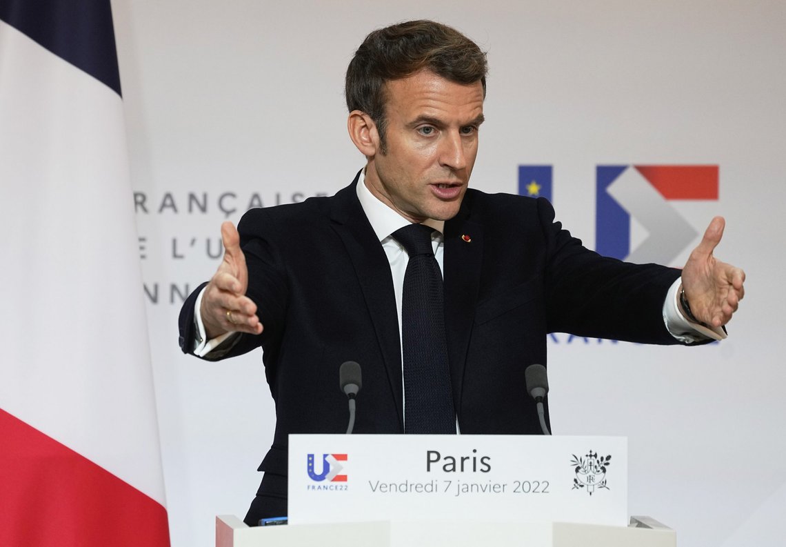Frankrikes president Emmanuel Macron. Foto: Michel Euler / AP / NTB Frankrikes president Emmanuel Macron. Foto: Michel Euler / AP / NTB