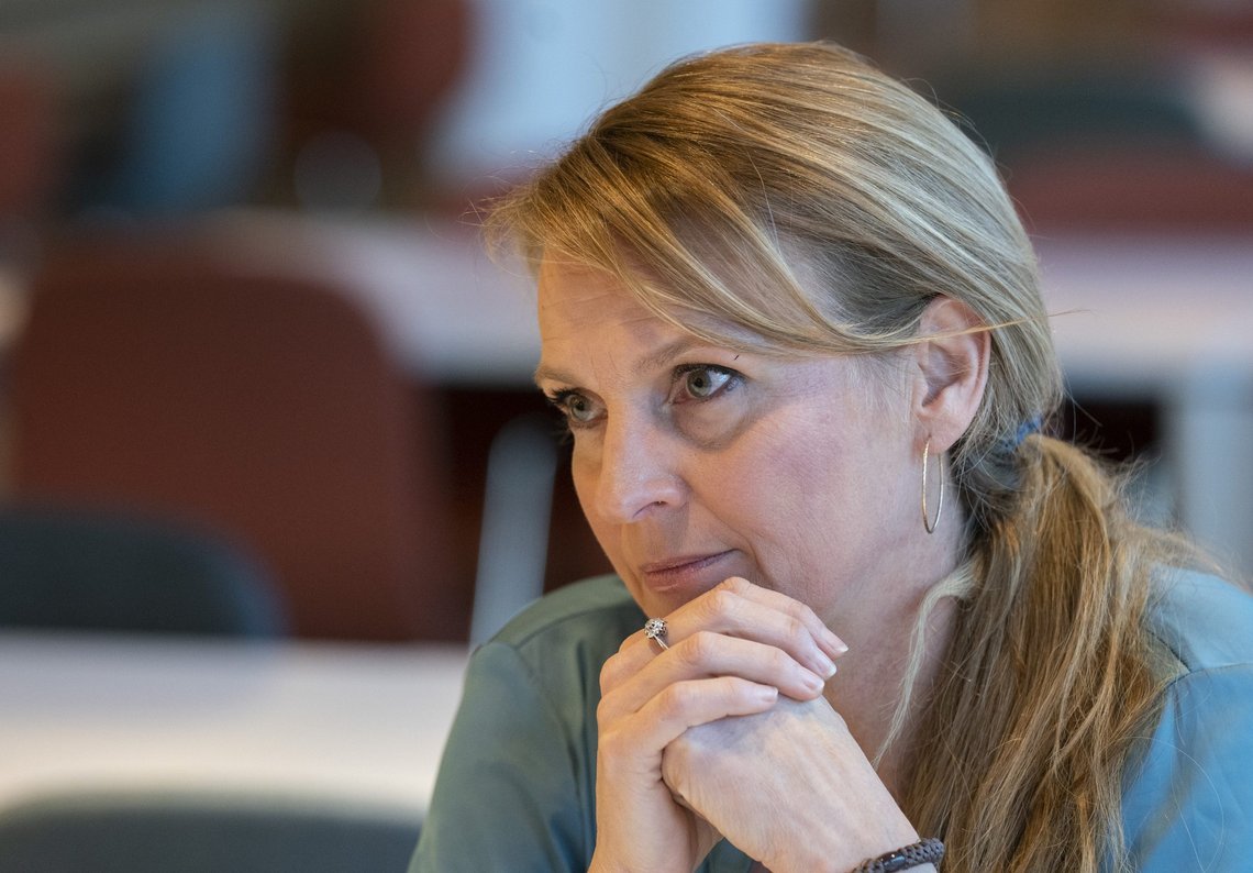 Avdelingsdirektør ved Folkehelseinstituttet Line Vold under onsdagens pressetreff hos FHI. Foto: Terje Bendiksby / NTB Avdelingsdirektør ved Folkehelseinstituttet Line Vold under onsdagens pressetreff hos FHI. Foto: Terje Bendiksby / NTB