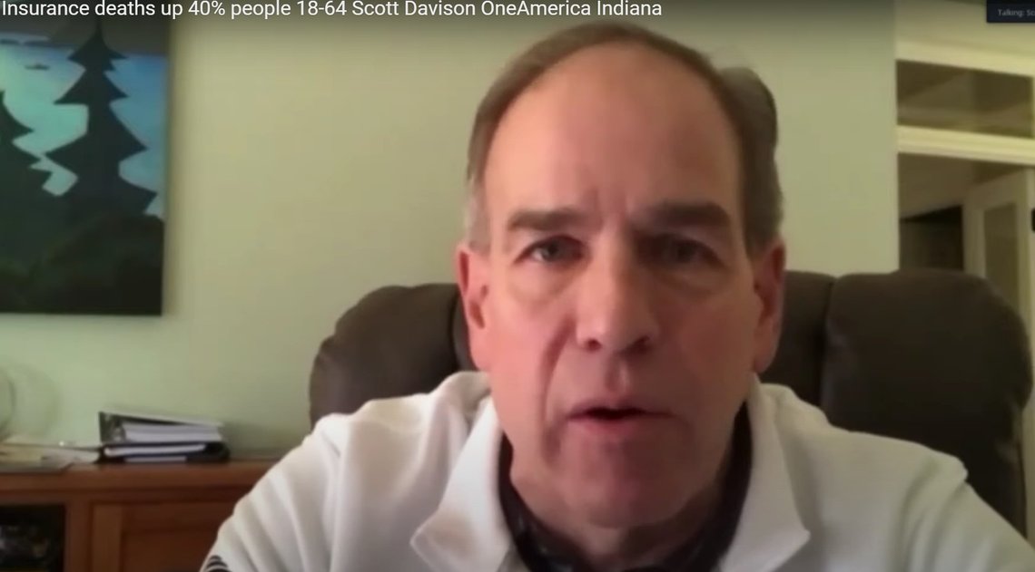 Administrerende direktør for det amerikanske forsikringsselskapet OneAmerica. Skjermdump: YouTube Administrerende direktør for det amerikanske forsikringsselskapet OneAmerica. Skjermdump: YouTube