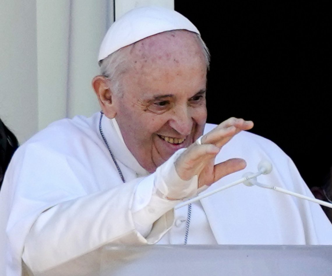 FILE - Pope Francis appears on a balcony of the Agostino Gemelli Polyclinic in Rome, on July 11, 2021. Francis met with members of Italy’s tax collection agency and recalled that the taxes they gather pay for Italy’s public health care system. Francis urged them to defend that free health care “because we shouldn’t fall into a health care system that you pay for, where the poor don’t have a right to anything.”“One of the beautiful things that Italy has is this: please keep it,” he said. (AP Photo/Alessandra Tarantino, file) FILE - Pope Francis appears on a balcony of the Agostino Gemelli Polyclinic in Rome, on July 11, 2021. Francis met with members of Italy’s tax collection agency and recalled that the taxes they gather pay for Italy’s public health care system. Francis urged them to defend that free health care “because we shouldn’t fall into a health care system that you pay for, where the poor don’t have a right to anything.”“One of the beautiful things that Italy has is this: please keep it,” he said. (AP Photo/Alessandra Tarantino, file)