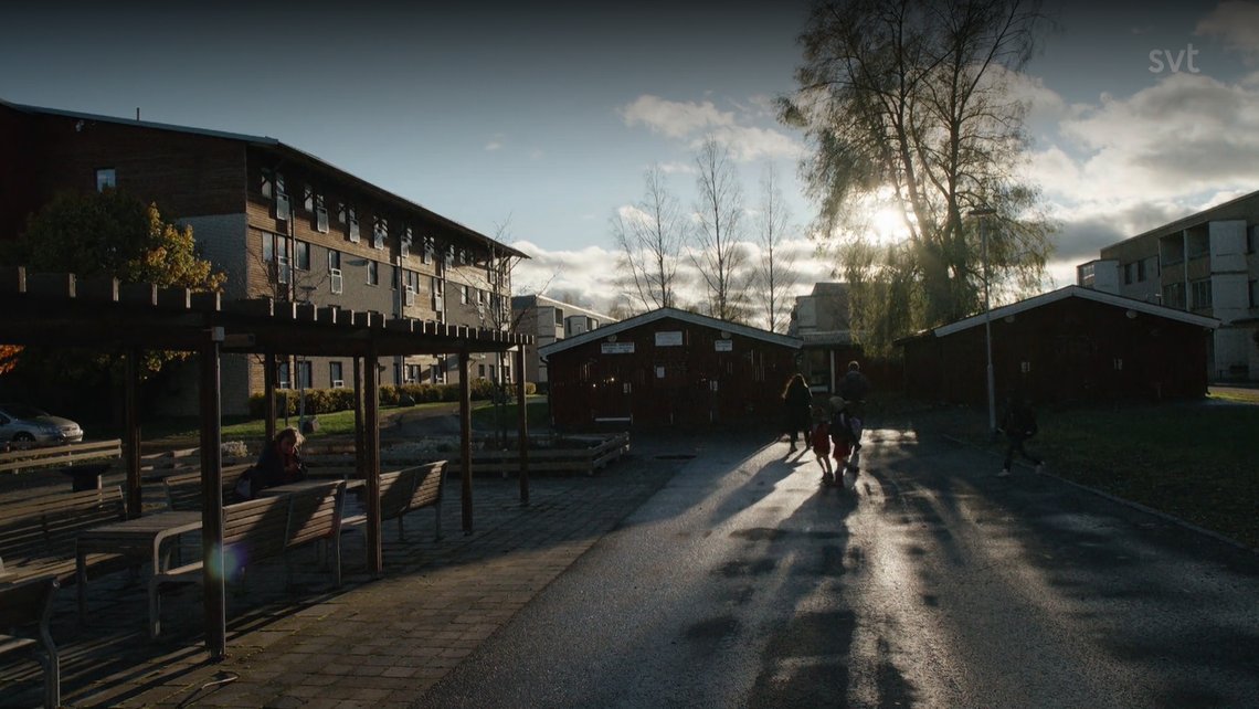 Tjärna Ängar er Sveriges nordligste utsatte område. Skjermdump SVT/Uppdrag granskning Tjärna Ängar er Sveriges nordligste utsatte område. Skjermdump SVT/Uppdrag granskning