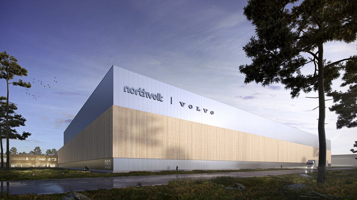 Northvolts og Volvo Cars nye batterifabrikk skal bygges i Gøteborg.
Foto: Pressebilde Volvo Cars Northvolts og Volvo Cars nye batterifabrikk skal bygges i Gøteborg.
Foto: Pressebilde Volvo Cars
