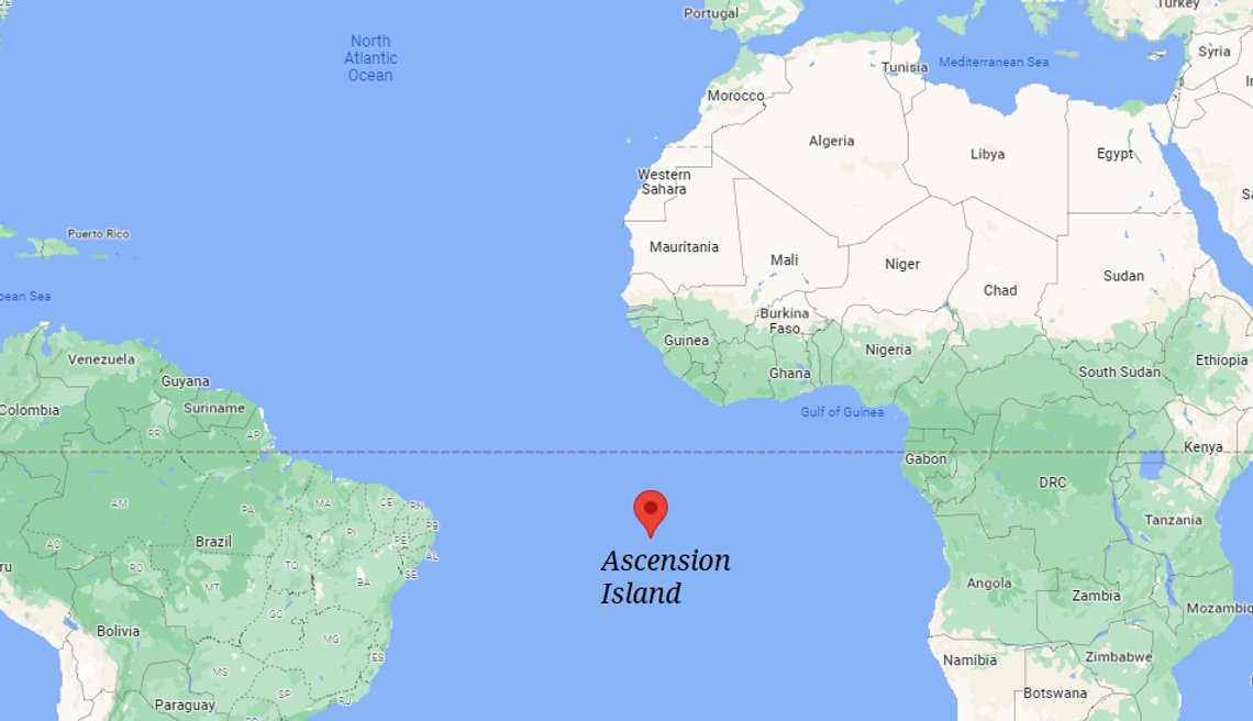 Ascension Island - Google maps Ascension Island - Google maps