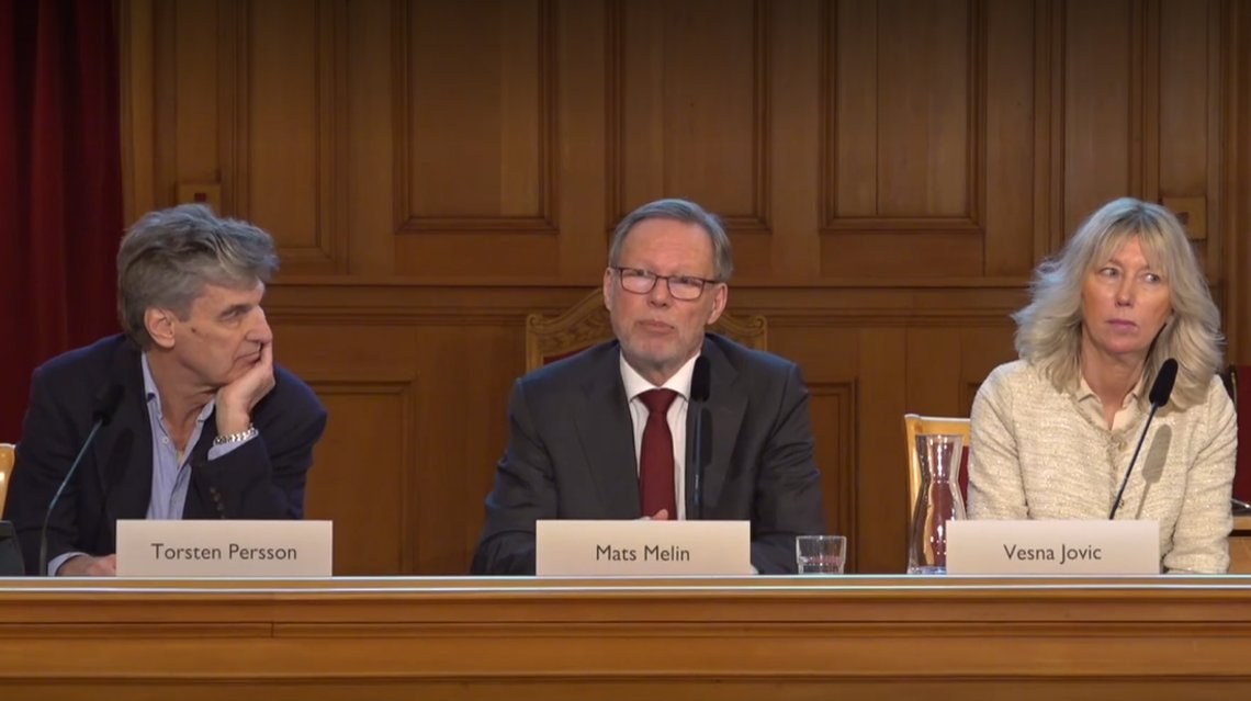 Den svenske Korona-kommisjonen la frem sin endelige rapport fredag.
Foto: Skjermdump video Göteborgs-Posten Den svenske Korona-kommisjonen la frem sin endelige rapport fredag.
Foto: Skjermdump video Göteborgs-Posten