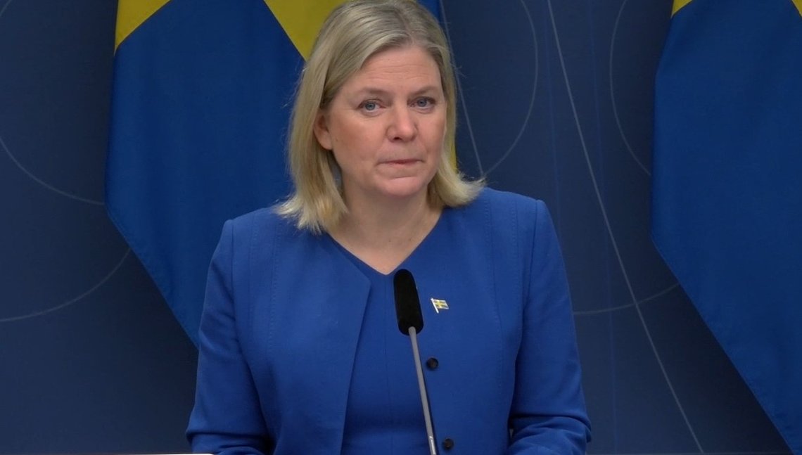 Sveriges sosialdemokratiske statsminister Magdalena Andersson, arkivbilde. Sveriges sosialdemokratiske statsminister Magdalena Andersson, arkivbilde.