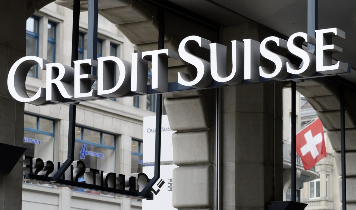 FILE - A logo of Swiss bank Credit Suisse is seen in Zurich, Switzerland, on Aug. 1, 2014. Credit Suisse on Thursday, Feb. 10, 2022 reported a fourth-quarter loss of 2 billion Swiss francs ($2.2 billion) as the top-drawer Swiss bank wrapped up “a year of challenges” marked by bad bets on a hedge fund, set asides for legal costs and accounting changes due to its acquisition of a U.S. investment bank over 20 years ago. (Steffen Schmidt/Keystone via AP, File) FILE - A logo of Swiss bank Credit Suisse is seen in Zurich, Switzerland, on Aug. 1, 2014. Credit Suisse on Thursday, Feb. 10, 2022 reported a fourth-quarter loss of 2 billion Swiss francs ($2.2 billion) as the top-drawer Swiss bank wrapped up “a year of challenges” marked by bad bets on a hedge fund, set asides for legal costs and accounting changes due to its acquisition of a U.S. investment bank over 20 years ago. (Steffen Schmidt/Keystone via AP, File)
