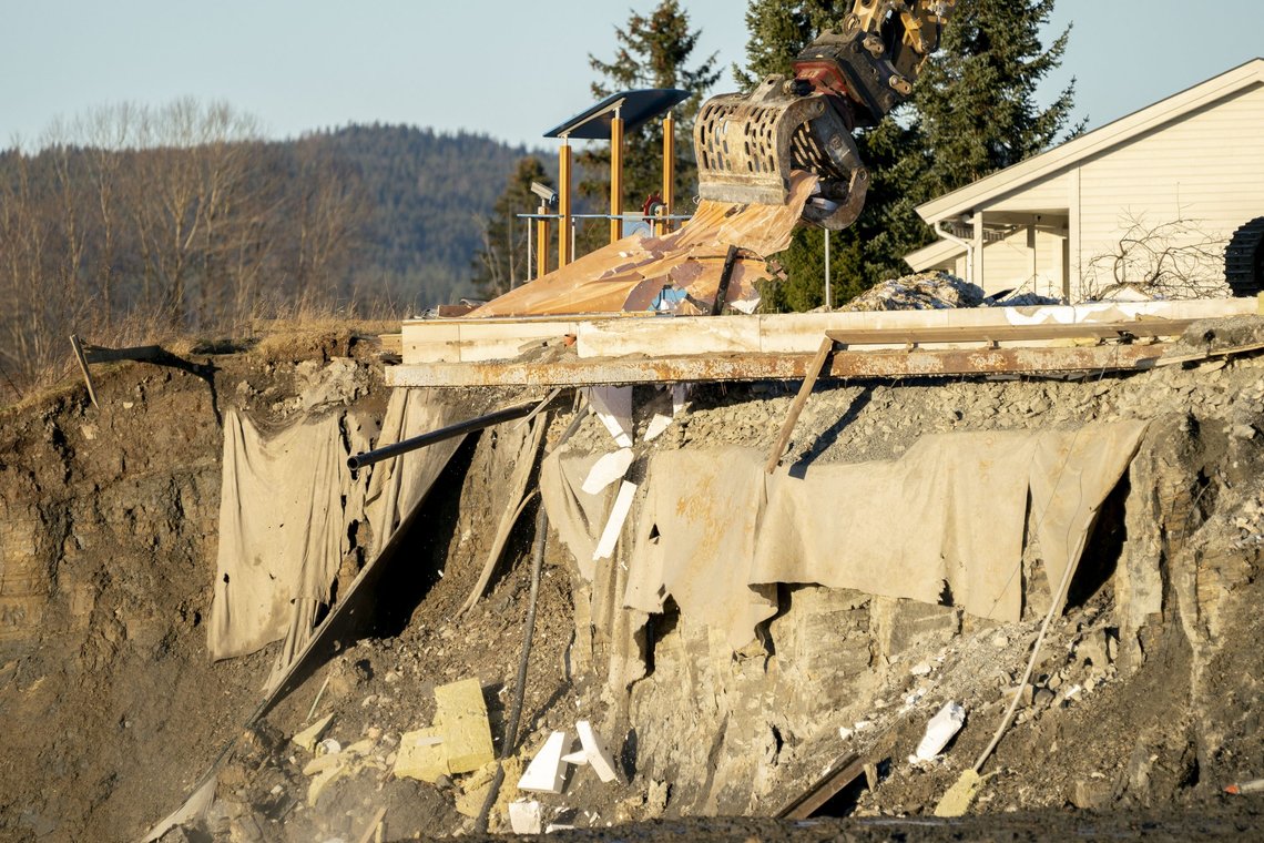 Ti personer omkom i leirskredet i Gjerdrum i romjula 2020. Foto: Torstein Bøe / NTB Ti personer omkom i leirskredet i Gjerdrum i romjula 2020. Foto: Torstein Bøe / NTB