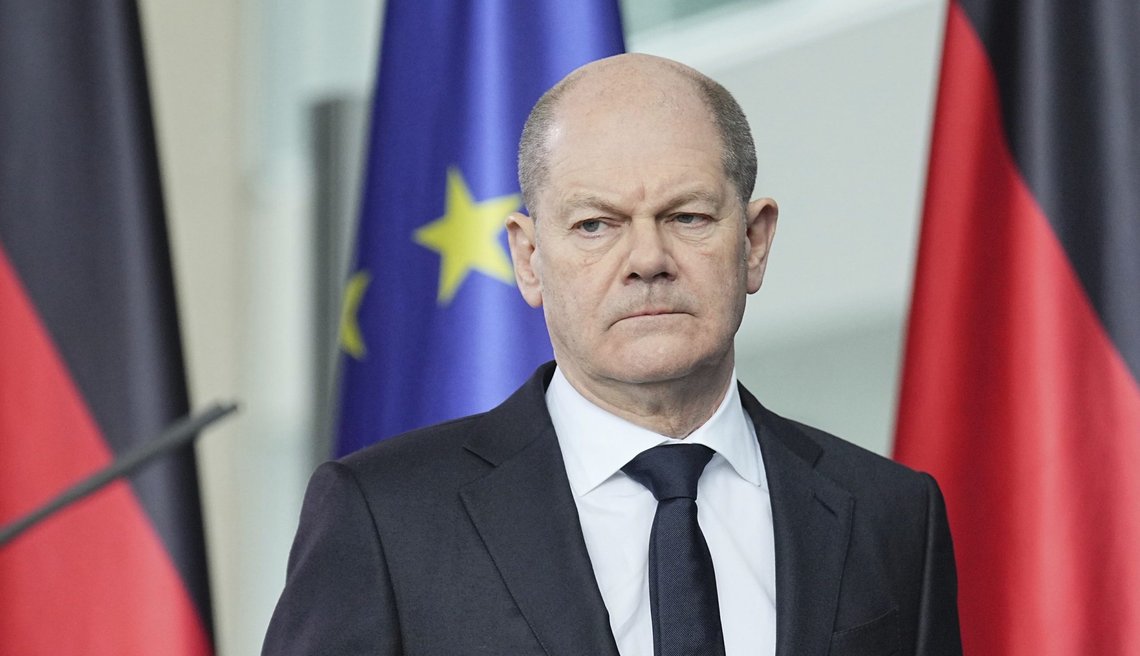 Olaf Scholz. Foto: Michael Kappeler / dpa via AP / NTB Olaf Scholz. Foto: Michael Kappeler / dpa via AP / NTB