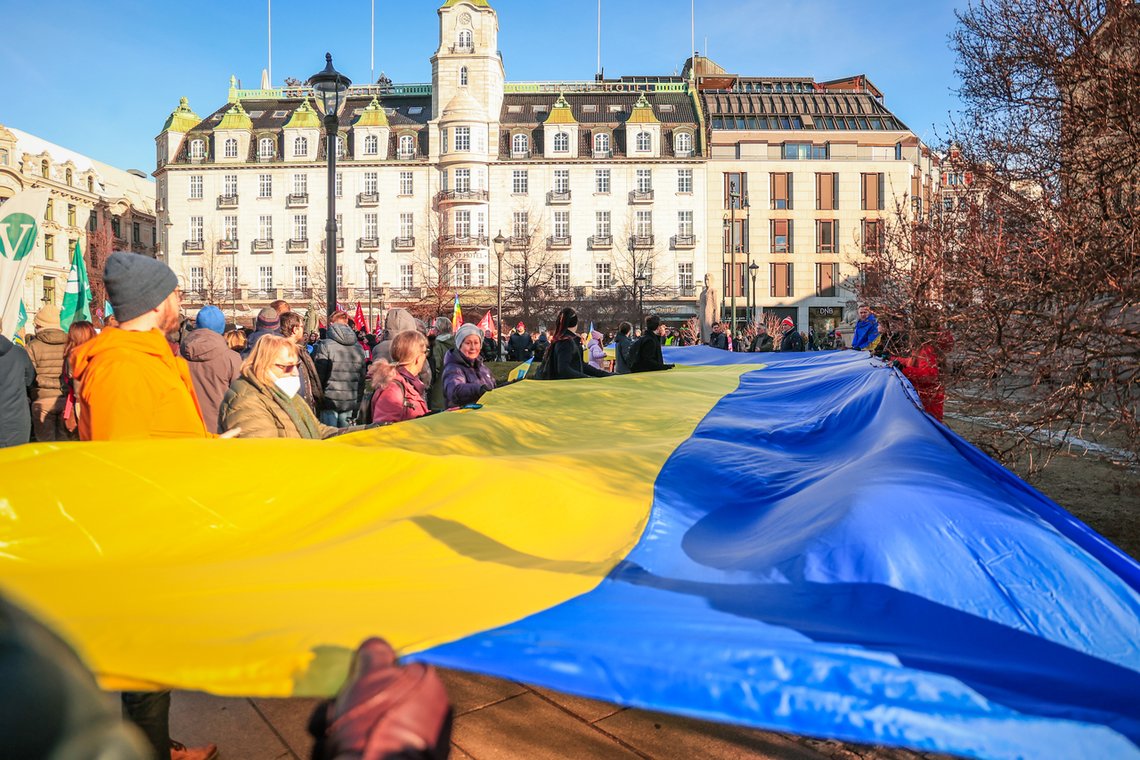 Putin opplever noe som ser ut som en økende intern motstand. Men alt er uoversiktlig i en krig. Vi forsøker å følge med så godt det lar seg gjøre. Også i Norge demonstreres det (se bildet). Foto: Beate Oma Dahle / NTB Putin opplever noe som ser ut som en økende intern motstand. Men alt er uoversiktlig i en krig. Vi forsøker å følge med så godt det lar seg gjøre. Også i Norge demonstreres det (se bildet). Foto: Beate Oma Dahle / NTB