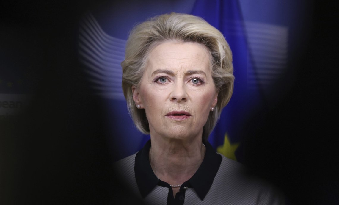 EU-kommisjonens president Ursula von der Leyen. Foto: Kenzo Tribouillard, Pool Photo via AP / NTB EU-kommisjonens president Ursula von der Leyen. Foto: Kenzo Tribouillard, Pool Photo via AP / NTB