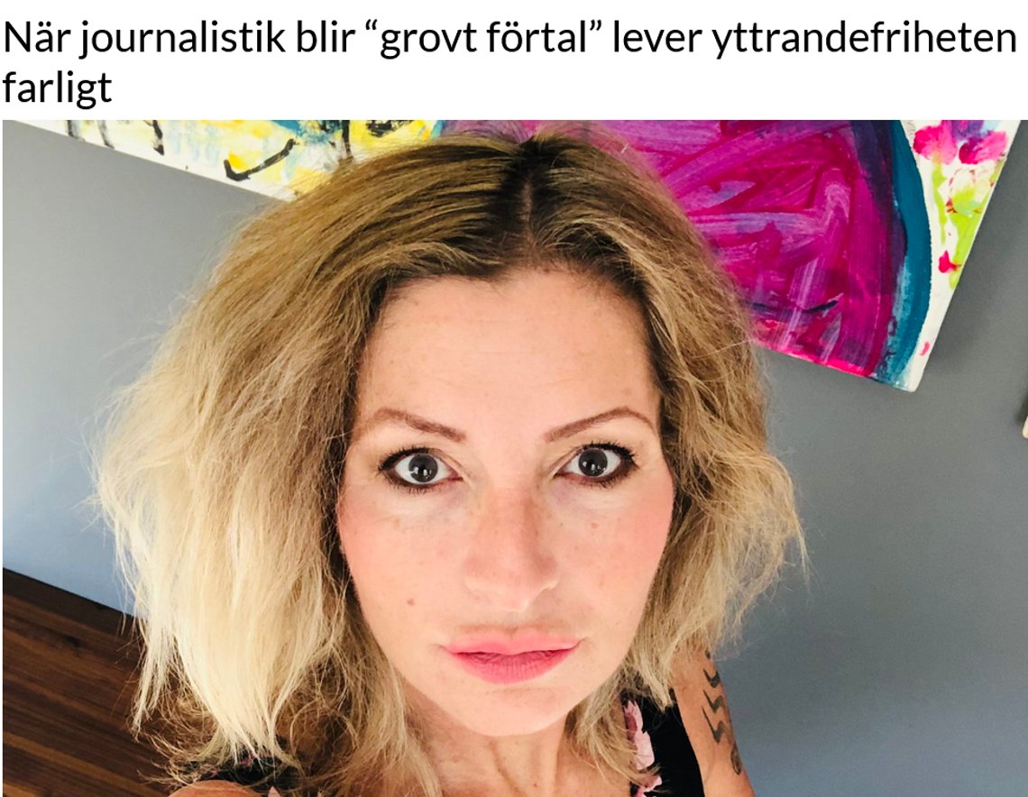 Skjermbilde av Katerina Janouch fra katerinamagasin.se Skjermbilde av Katerina Janouch fra katerinamagasin.se