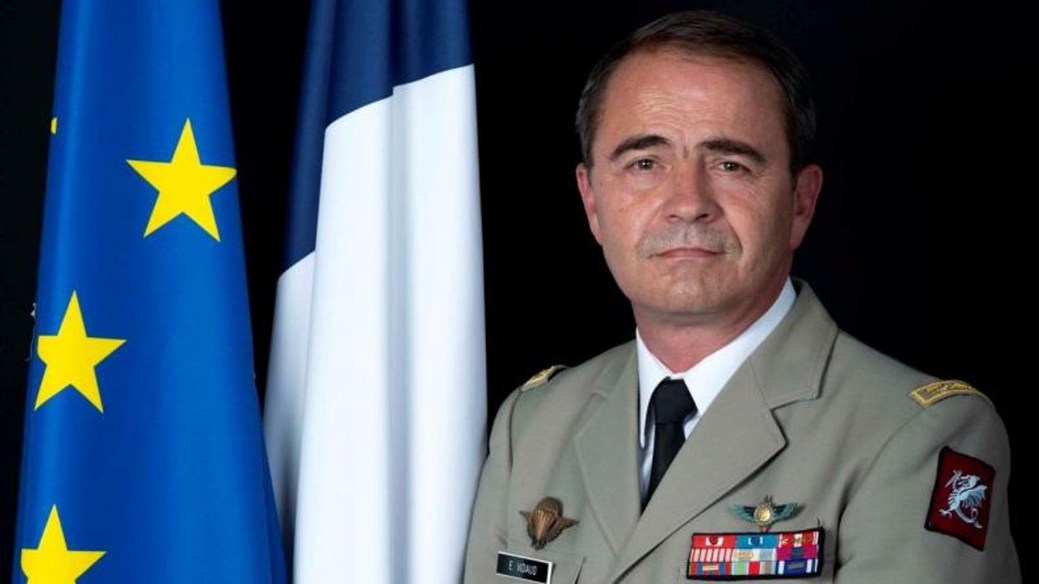 Sjefen for den franske, militære etteretningstjenesten, Éric Vidaud, måtte gå av, bare sju måneder etter han tiltrådte. Foto: Frankrikes forsvarsdepartement Sjefen for den franske, militære etteretningstjenesten, Éric Vidaud, måtte gå av, bare sju måneder etter han tiltrådte. Foto: Frankrikes forsvarsdepartement