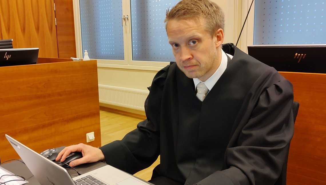 Konstituert statsadvokat Karl Kristian Nordheim var aktor i ankesaken mot de seks som er tiltalt for å ha gruppevoldtatt "Beate". Foto: Øyvind Thuestad. Konstituert statsadvokat Karl Kristian Nordheim var aktor i ankesaken mot de seks som er tiltalt for å ha gruppevoldtatt "Beate". Foto: Øyvind Thuestad.