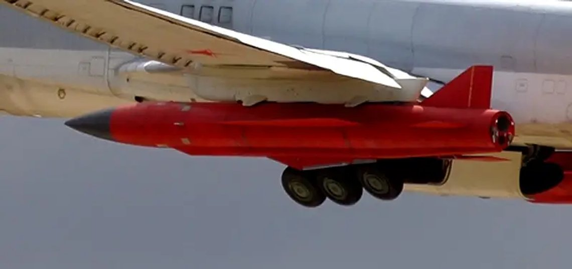 KH-32, missil som kan bære med seg kjernefysisk stridshode. Foto: Russianplanes.com KH-32, missil som kan bære med seg kjernefysisk stridshode. Foto: Russianplanes.com