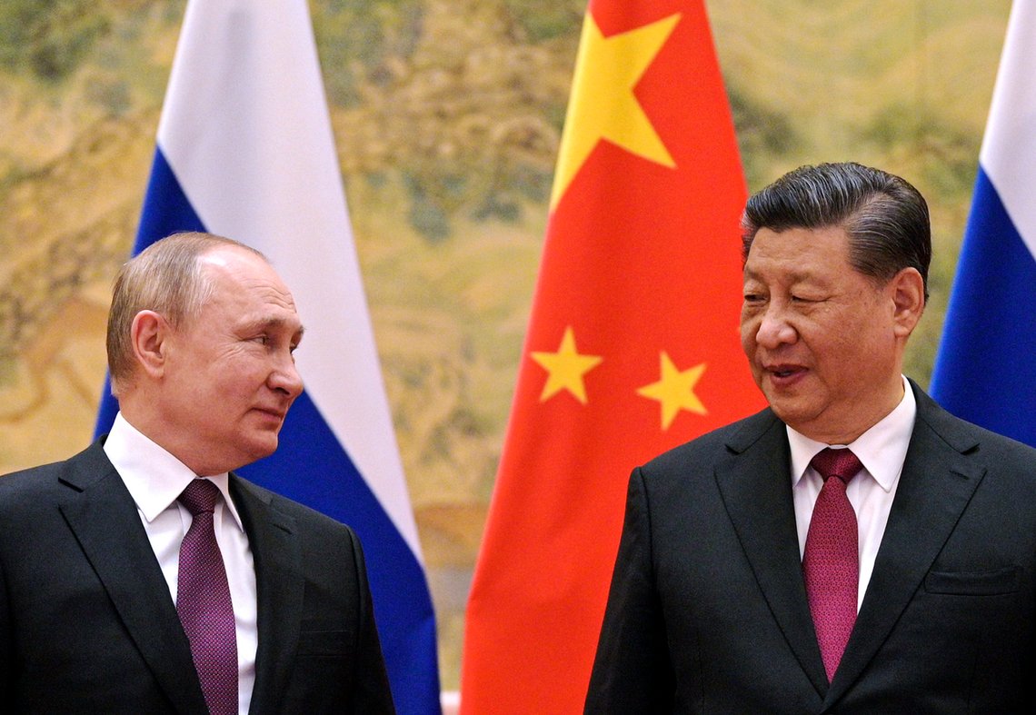 De koste seg kanskje under OL i Beijing. Men hvordan påvirker krigen i Ukraina Kinas interesser? Alexei Druzhinin/ Sputnik/ Kremlin Pool/ AP NTB De koste seg kanskje under OL i Beijing. Men hvordan påvirker krigen i Ukraina Kinas interesser? Alexei Druzhinin/ Sputnik/ Kremlin Pool/ AP NTB