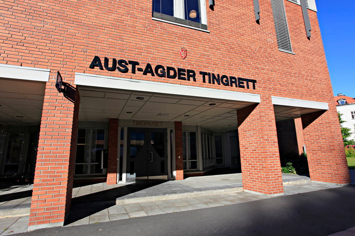 Rettssaken foregikk på rettssted Arendal i Agder tingrett. Foto: Tor Erik Schrøder / NTB Rettssaken foregikk på rettssted Arendal i Agder tingrett. Foto: Tor Erik Schrøder / NTB