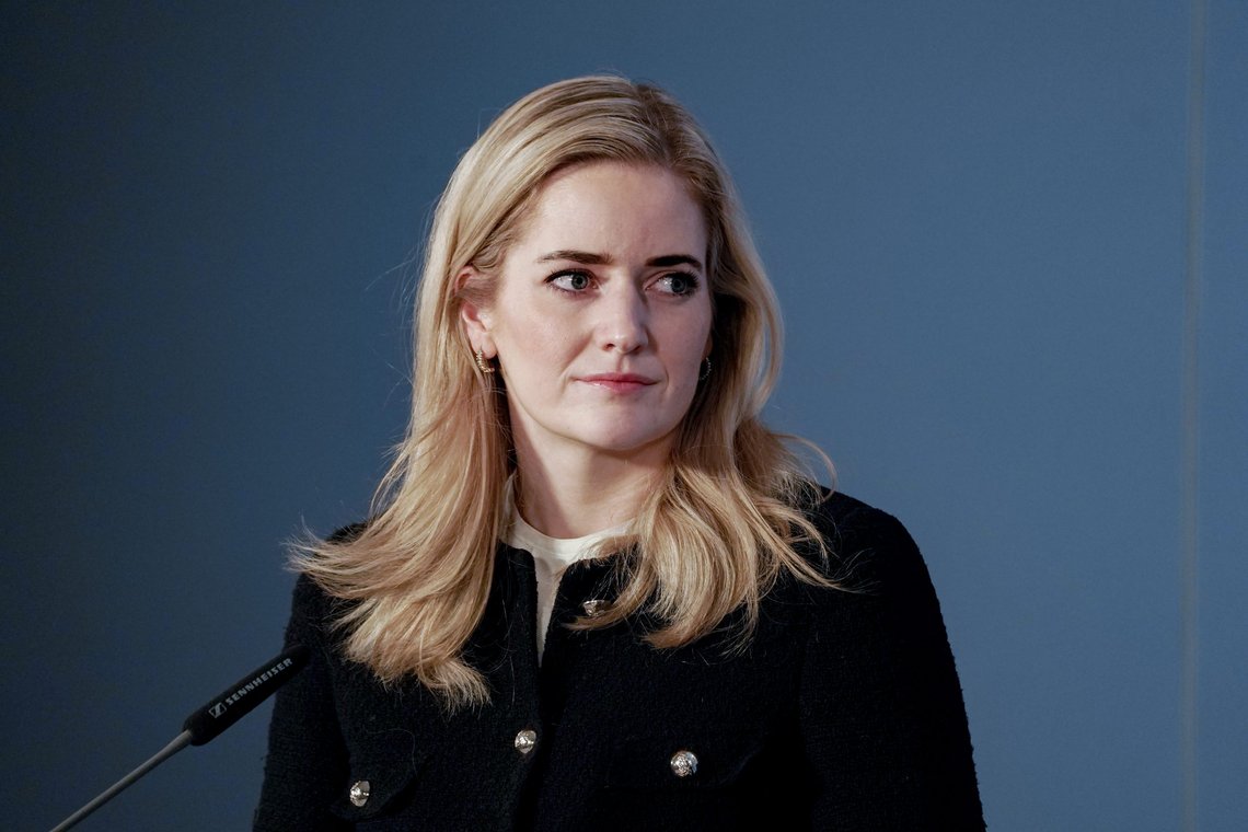 Oslo 20220304.
Justis- og beredskapsminister Emilie Enger Mehl på pressetreff om situasjonen i Ukraina.
Foto: Terje Pedersen / NTB Oslo 20220304.
Justis- og beredskapsminister Emilie Enger Mehl på pressetreff om situasjonen i Ukraina.
Foto: Terje Pedersen / NTB