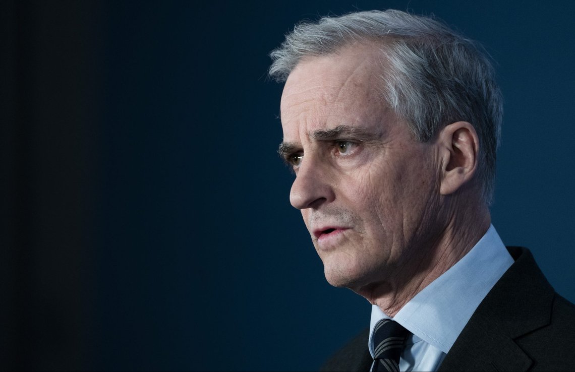 Statsminister Jonas Gahr Støre fotografert da han møtte pressen i forbindelse med Hadia Tajik gikk av som statsråd onsdag. Foto: Terje Pedersen / NTB Statsminister Jonas Gahr Støre fotografert da han møtte pressen i forbindelse med Hadia Tajik gikk av som statsråd onsdag. Foto: Terje Pedersen / NTB