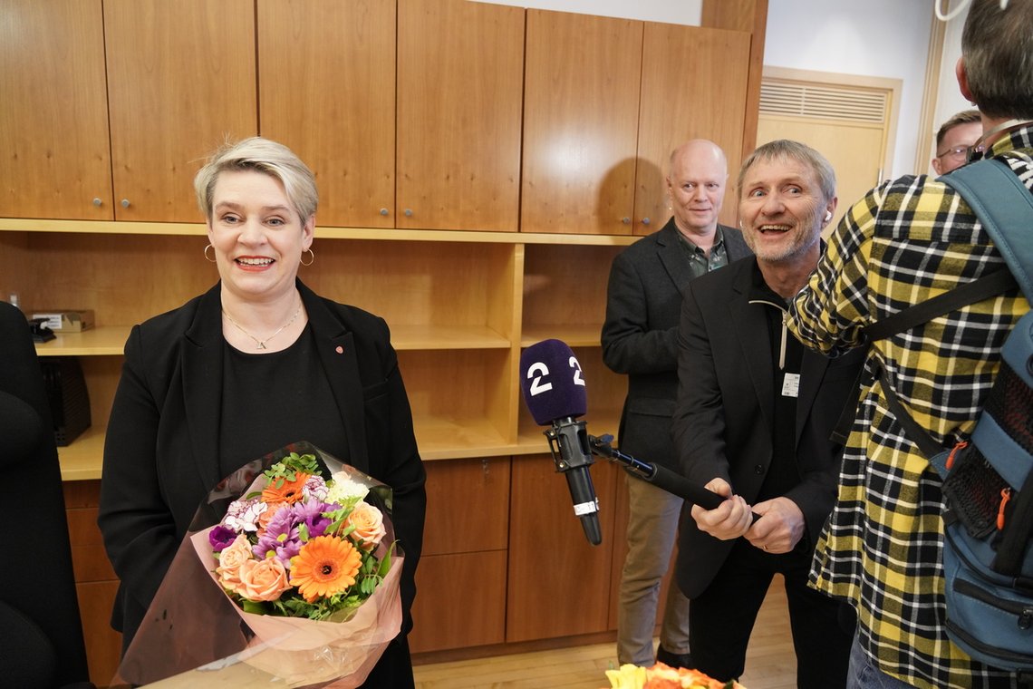 Marte Mjøs Persen (Ap) er perfekt som arbeids- og inkluderingsminister, mener Støre. At hun så å si ikke har noen arbeidserfaring er tydeligvis uvesentlig. Foto: Ole Berg-Rusten / NTB Marte Mjøs Persen (Ap) er perfekt som arbeids- og inkluderingsminister, mener Støre. At hun så å si ikke har noen arbeidserfaring er tydeligvis uvesentlig. Foto: Ole Berg-Rusten / NTB