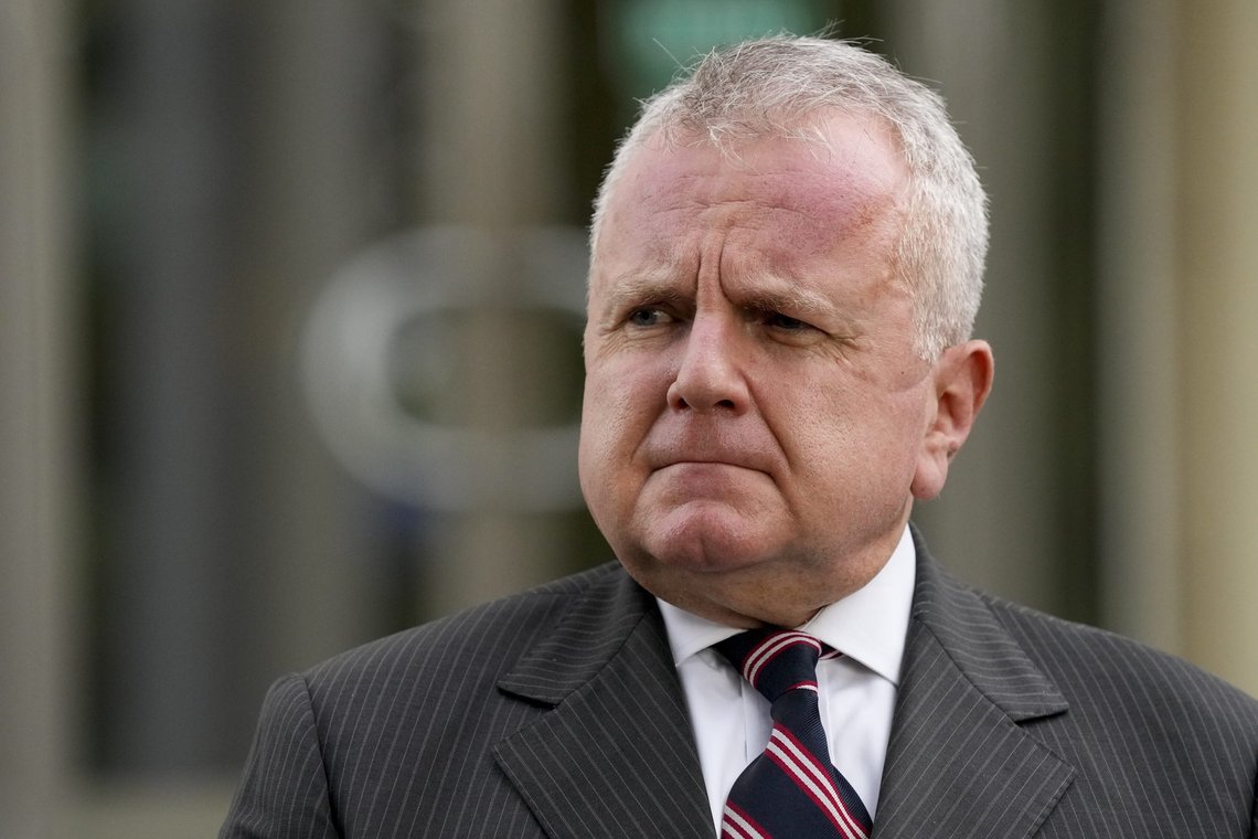 USAs Moskva-ambassadør, John Sullivan, ble mandag innkalt til russisk UD og overlevert en formell protest etter president Bidens karakteristikker av Putin som en "krigsforbryter". Foto: Alexander Zemlianichenko / AP / NTB USAs Moskva-ambassadør, John Sullivan, ble mandag innkalt til russisk UD og overlevert en formell protest etter president Bidens karakteristikker av Putin som en "krigsforbryter". Foto: Alexander Zemlianichenko / AP / NTB