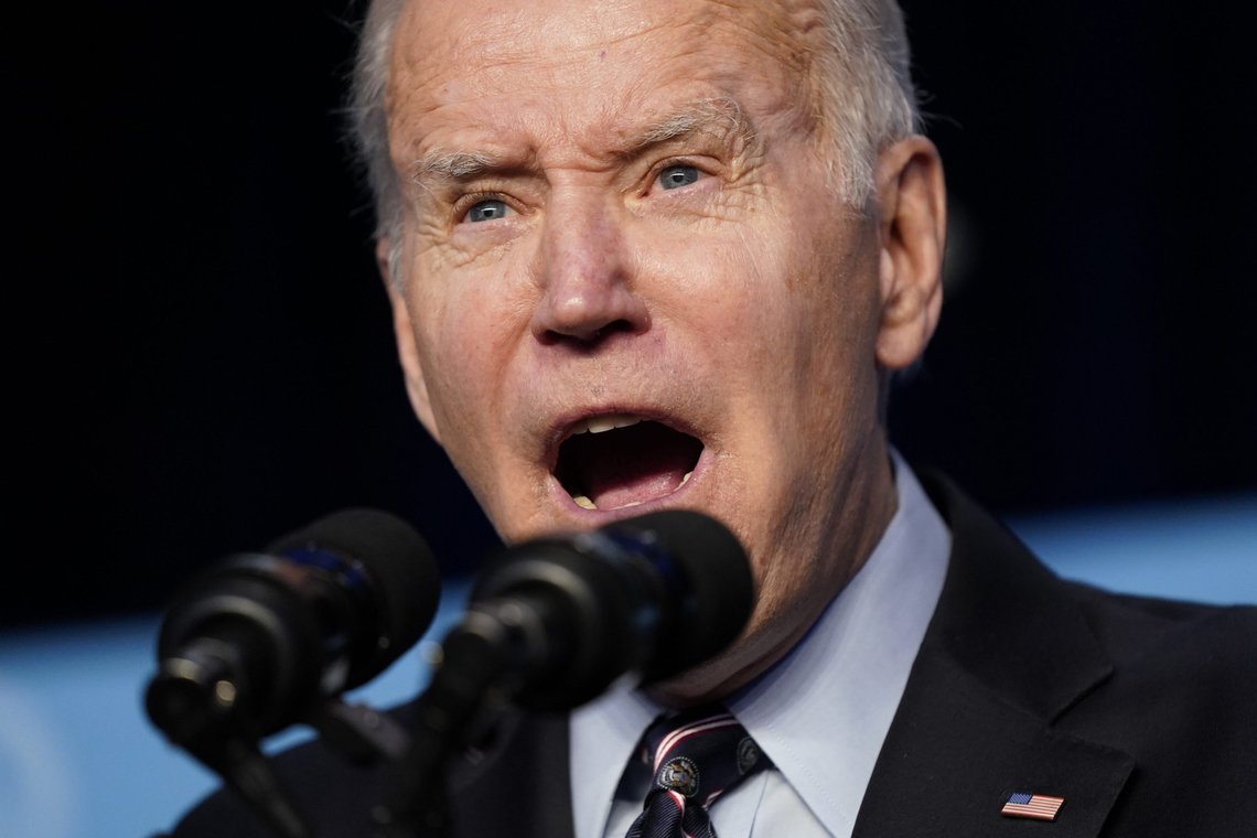 President Joe Biden speaks at the Democratic National Committee's winter meeting, Thursday, March 10, 2022, in Washington. (AP Photo/Patrick Semansky) President Joe Biden speaks at the Democratic National Committee's winter meeting, Thursday, March 10, 2022, in Washington. (AP Photo/Patrick Semansky)