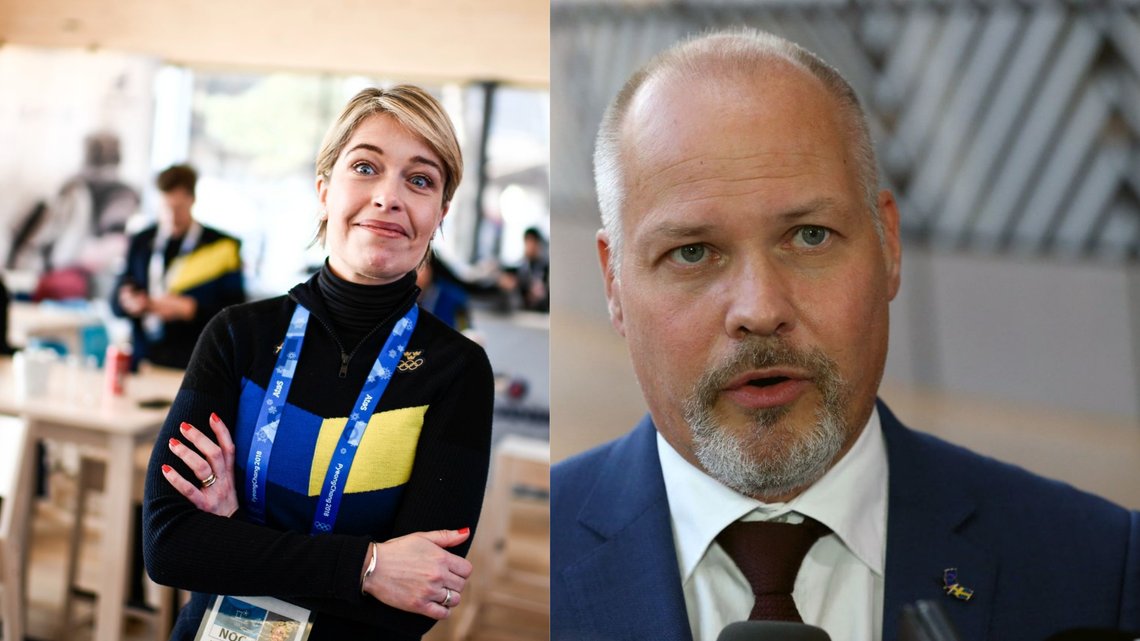 Annika Strandhäll og Morgen Johansson liker seg på sosiale medier. Foto: Pontus Lundahl / TT - François WALSCHAERTS / AFP - NTB Annika Strandhäll og Morgen Johansson liker seg på sosiale medier. Foto: Pontus Lundahl / TT - François WALSCHAERTS / AFP - NTB