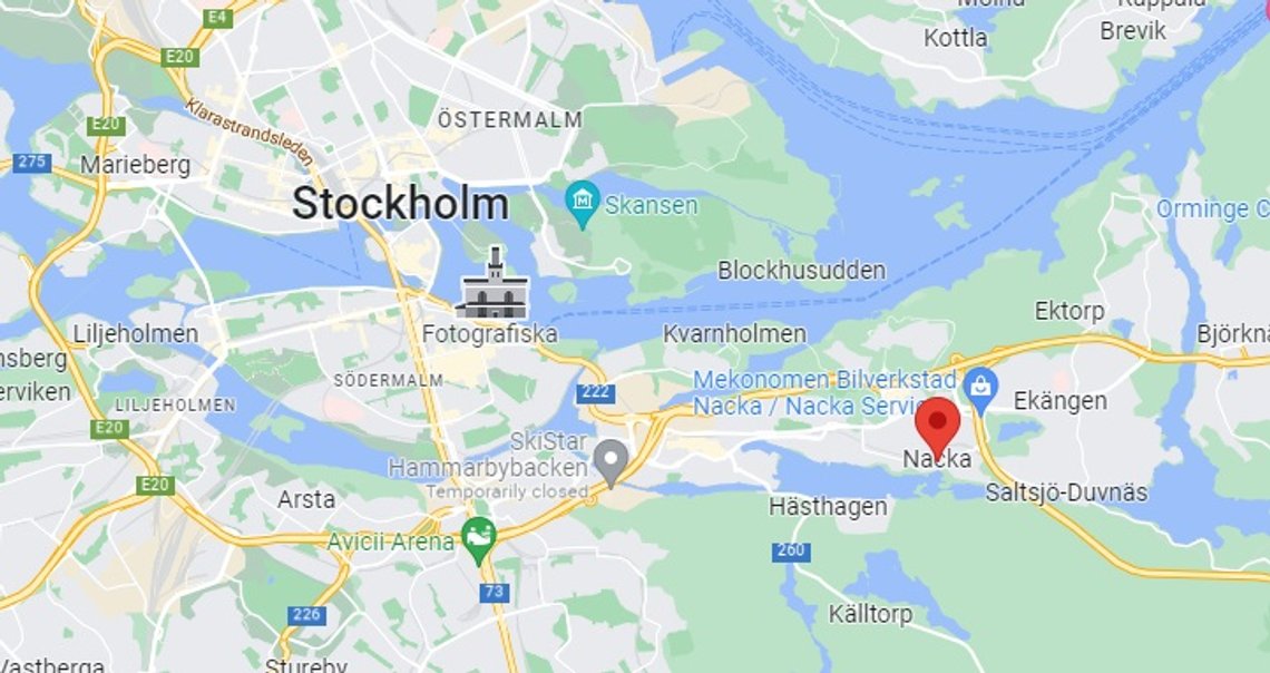 Nacka - Google maps Nacka - Google maps