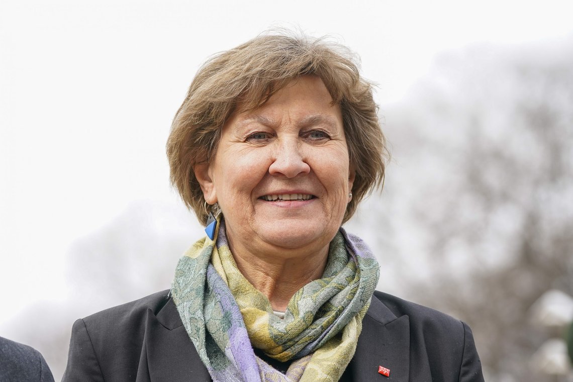 Oslo 20220406.
Mette Nord fra Fagforbundet ved starten av tariffoppgjøret i kommunesektoren onsdag.
Foto: Torstein Bøe / NTB Oslo 20220406.
Mette Nord fra Fagforbundet ved starten av tariffoppgjøret i kommunesektoren onsdag.
Foto: Torstein Bøe / NTB