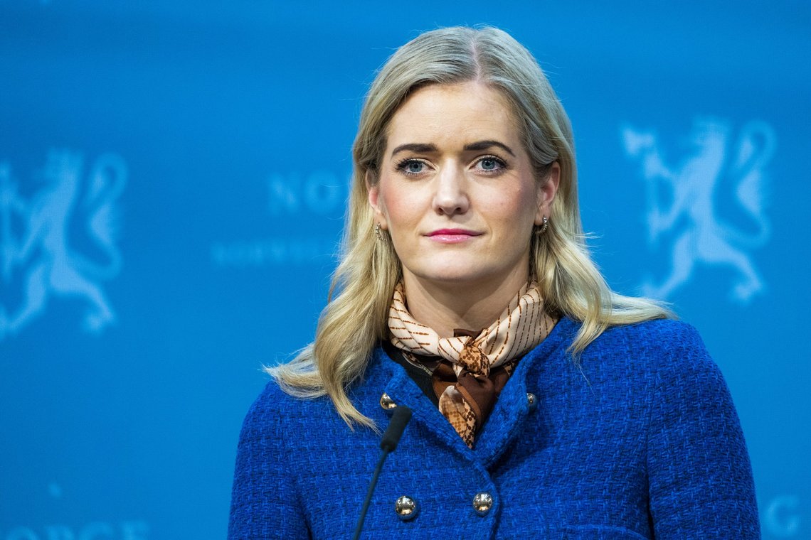 Justisminister Emilie Enger Mehl (Sp) og regjeringen har besluttet at Norge skal ta imot sårede soldater fra Ukraina til medisinsk evakuering og behandling på norske sykehus. Foto: Håkon Mosvold Larsen / NTB Justisminister Emilie Enger Mehl (Sp) og regjeringen har besluttet at Norge skal ta imot sårede soldater fra Ukraina til medisinsk evakuering og behandling på norske sykehus. Foto: Håkon Mosvold Larsen / NTB