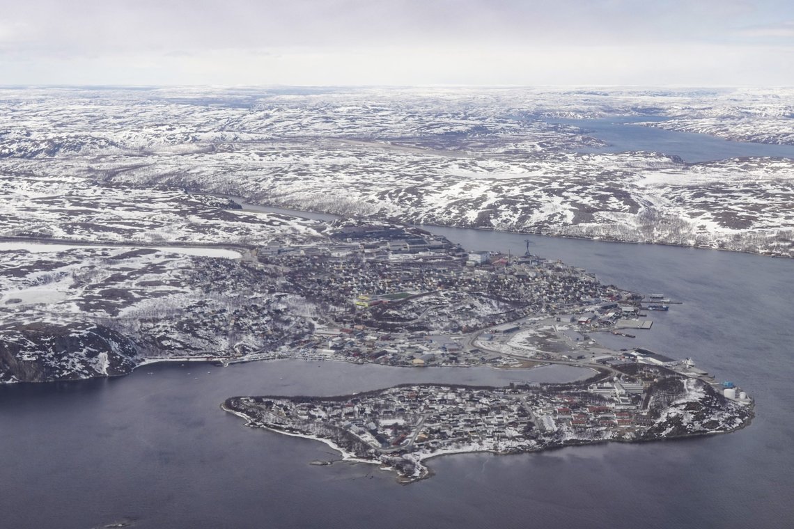 Kirkenes 20220509.
Kirkenes og omegn sett fra luften.
Foto: Ole Berg-Rusten / NTB Kirkenes 20220509.
Kirkenes og omegn sett fra luften.
Foto: Ole Berg-Rusten / NTB