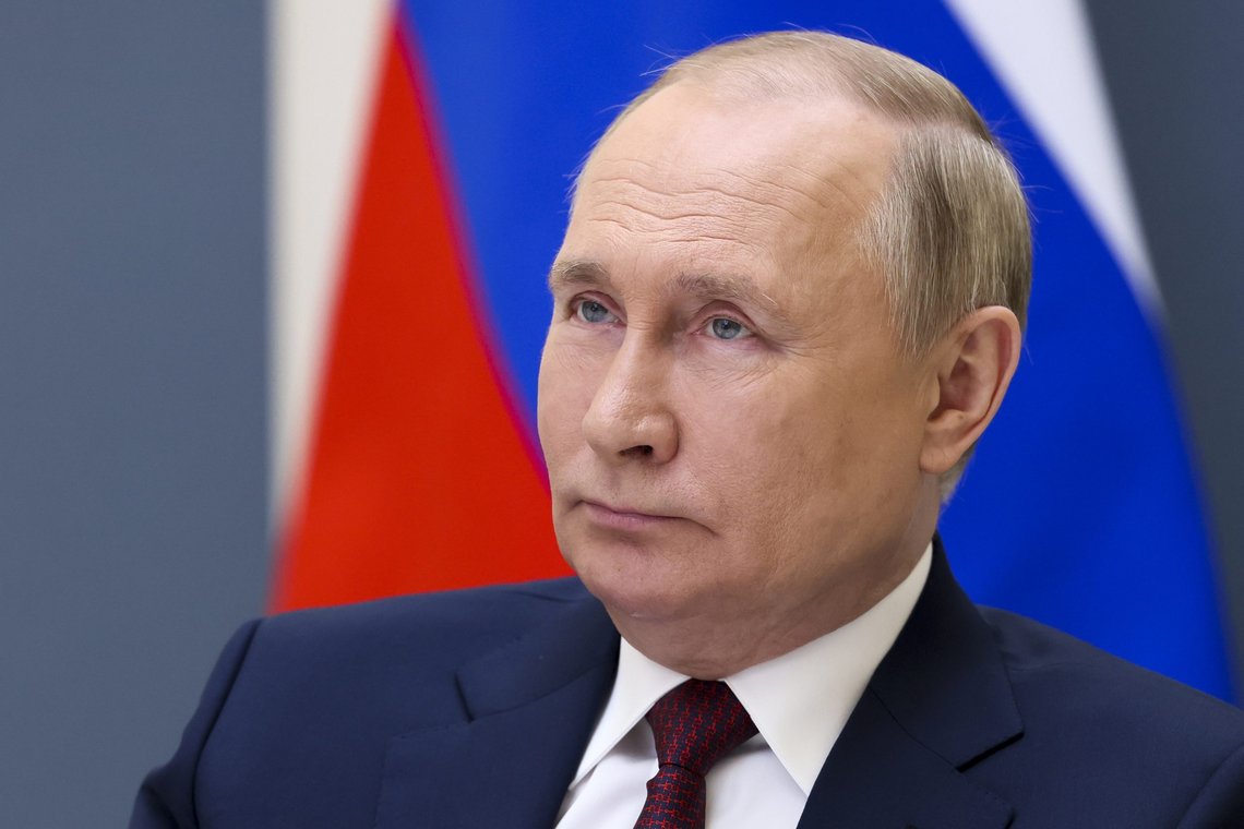 Russlands president Vladimir Putin. Foto: Mikhail Metzel, Sputnik, Kremlin Pool Photo via AP / NTB Russlands president Vladimir Putin. Foto: Mikhail Metzel, Sputnik, Kremlin Pool Photo via AP / NTB