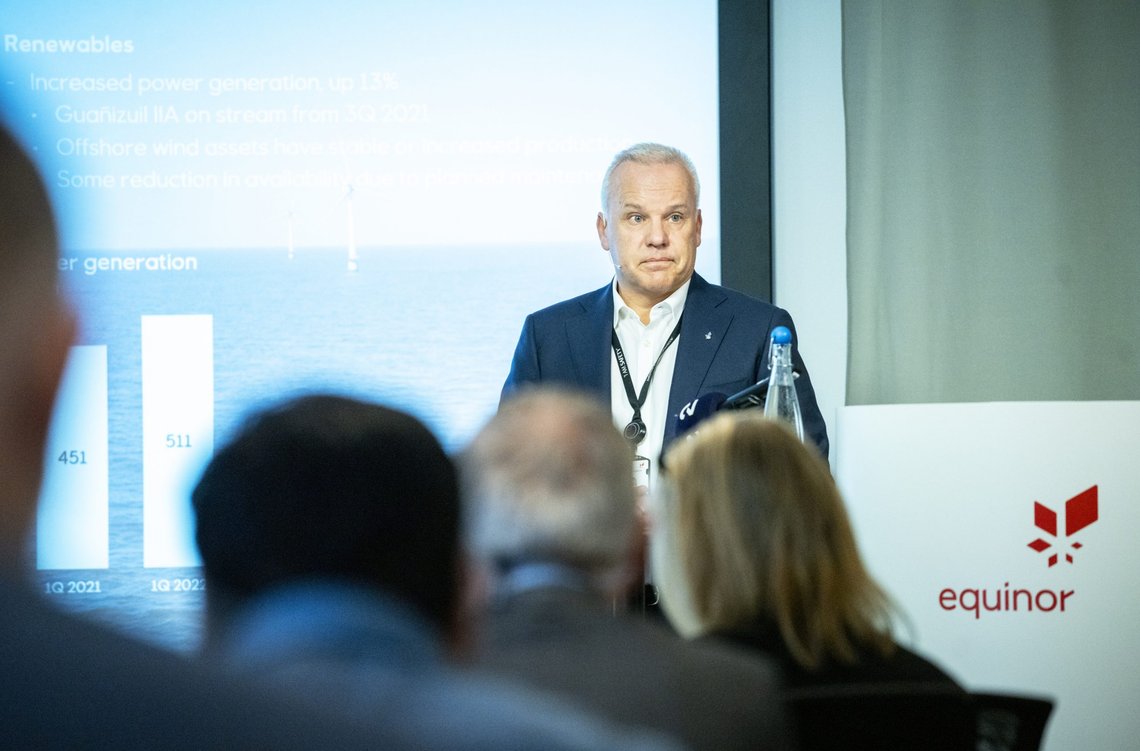 Konsernsjef Anders Opedal og Equinor er nå ute av Russland. Foto: Ole Berg-Rusten / NTB Konsernsjef Anders Opedal og Equinor er nå ute av Russland. Foto: Ole Berg-Rusten / NTB