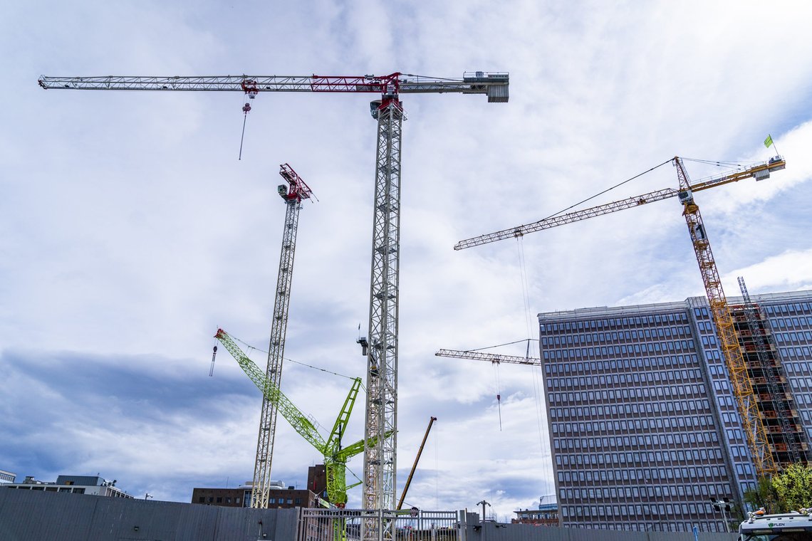 Prisen på nytt regjeringskvartal fortsetter å øke. Foto: Håkon Mosvold Larsen / NTB Prisen på nytt regjeringskvartal fortsetter å øke. Foto: Håkon Mosvold Larsen / NTB