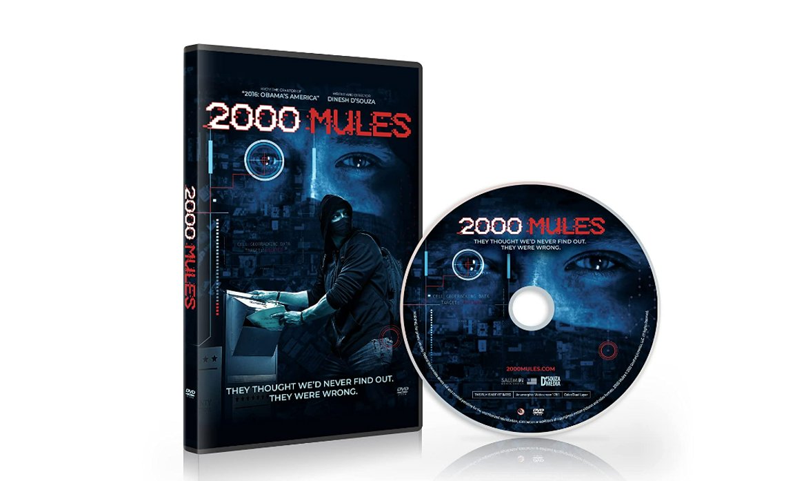 Dokumentarfilmen «2000 Mules» om svindel under det amerikanske presidentvalget i 2020, er blitt en suksess. Skjermdump: Amazon Dokumentarfilmen «2000 Mules» om svindel under det amerikanske presidentvalget i 2020, er blitt en suksess. Skjermdump: Amazon