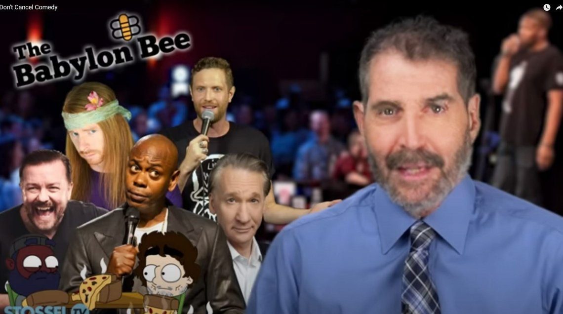 Babylon Bee: – Vi er veldig glad for å flytte satiren over på høyresiden. Skjermdump fra «Don't Cancel Comedy» Babylon Bee: – Vi er veldig glad for å flytte satiren over på høyresiden. Skjermdump fra «Don't Cancel Comedy»
