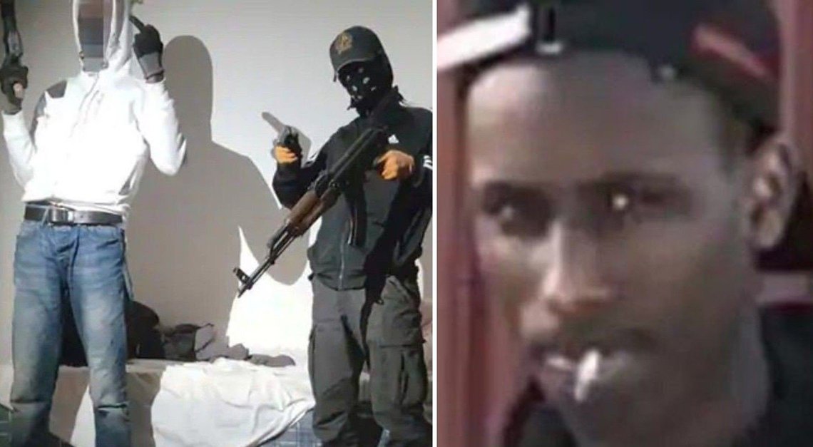 Medlemmene fra Dödspatrullen liker å posere med penger og våpen på sosiale medier. Til høyre lederen av gjengen, Mohamed Ali, som i fjor ble dømt til fengsel på livstid. Foto: svensk politi Medlemmene fra Dödspatrullen liker å posere med penger og våpen på sosiale medier. Til høyre lederen av gjengen, Mohamed Ali, som i fjor ble dømt til fengsel på livstid. Foto: svensk politi