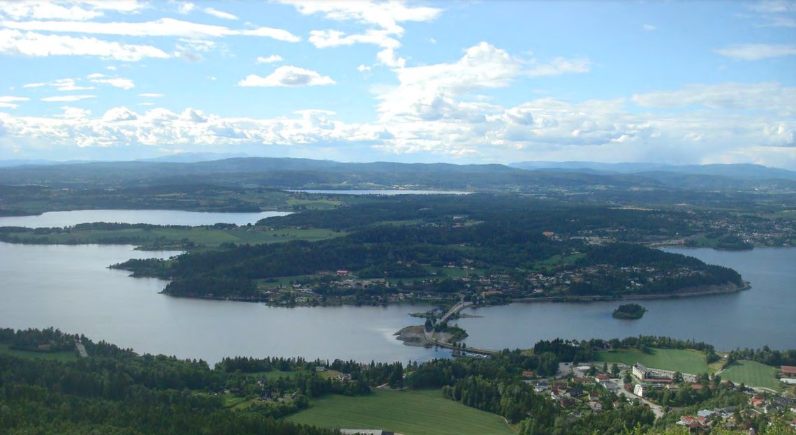 Partiet mellom Kroksund og Sundvollen slik det fremsto i 2015, i Silingsrapporten fra Jernbaneverket og Statens vegvesen. Foto: Jernbaneverket Partiet mellom Kroksund og Sundvollen slik det fremsto i 2015, i Silingsrapporten fra Jernbaneverket og Statens vegvesen. Foto: Jernbaneverket