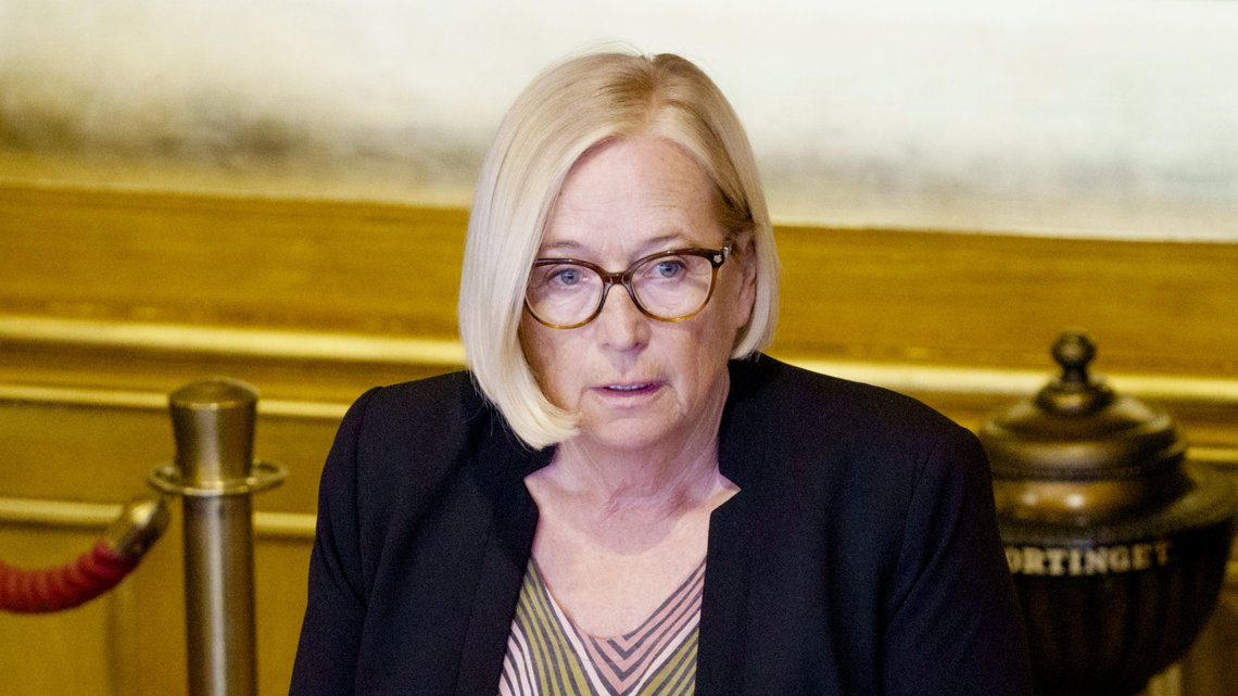 Marit Arnstad (Sp) vil ikke kutte i nordmenns kjøttforbruk.
Foto: Stian Lysberg Solum / NTB Marit Arnstad (Sp) vil ikke kutte i nordmenns kjøttforbruk.
Foto: Stian Lysberg Solum / NTB