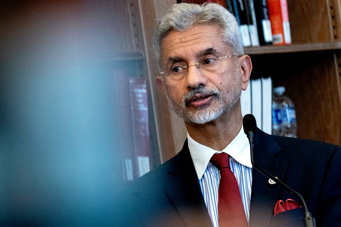 Indias utenriksminister Subrahmanyam Jaishankar gir europeisk arroganse en nesestyver. Foto: Stefani Reynolds / Pool Photo via AP / NTB Indias utenriksminister Subrahmanyam Jaishankar gir europeisk arroganse en nesestyver. Foto: Stefani Reynolds / Pool Photo via AP / NTB