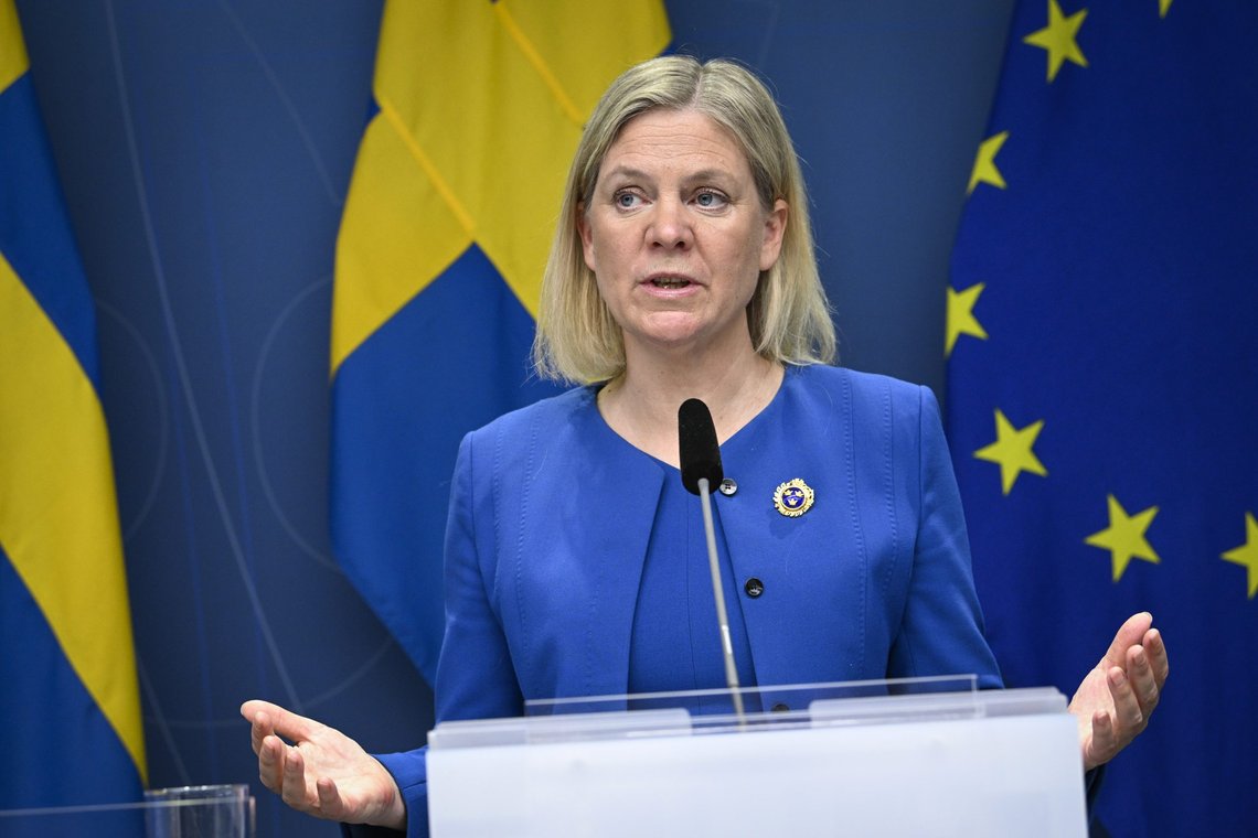 Den svenske økonomien forverrer seg raskt under statsminister Magdalena Andersson og hennes sosialdemokratiske regjering. Foto: Henrik Montgomery, AP-TT-NTB. Den svenske økonomien forverrer seg raskt under statsminister Magdalena Andersson og hennes sosialdemokratiske regjering. Foto: Henrik Montgomery, AP-TT-NTB.
