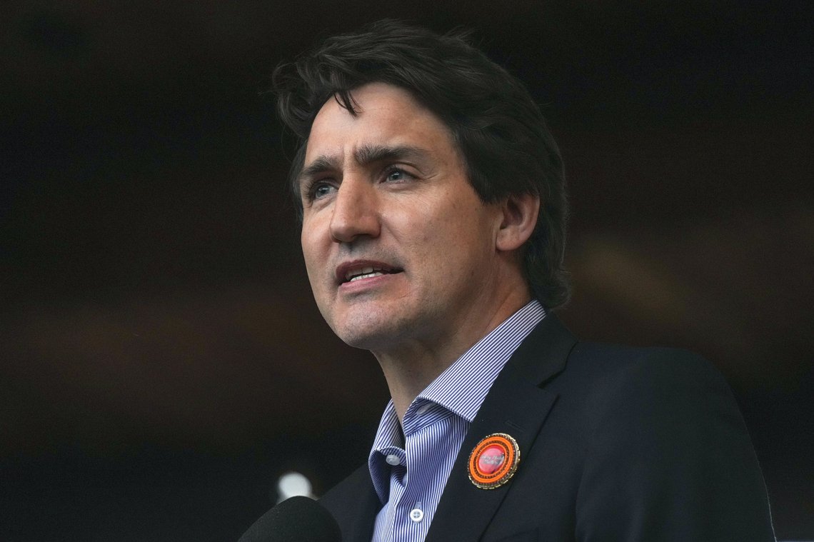 Covid-restriksjonene later til å ha blitt en fanesak for Canadas statsminister. Foto: Darryl Dyck/The Canadian Press via AP / NTB Covid-restriksjonene later til å ha blitt en fanesak for Canadas statsminister. Foto: Darryl Dyck/The Canadian Press via AP / NTB