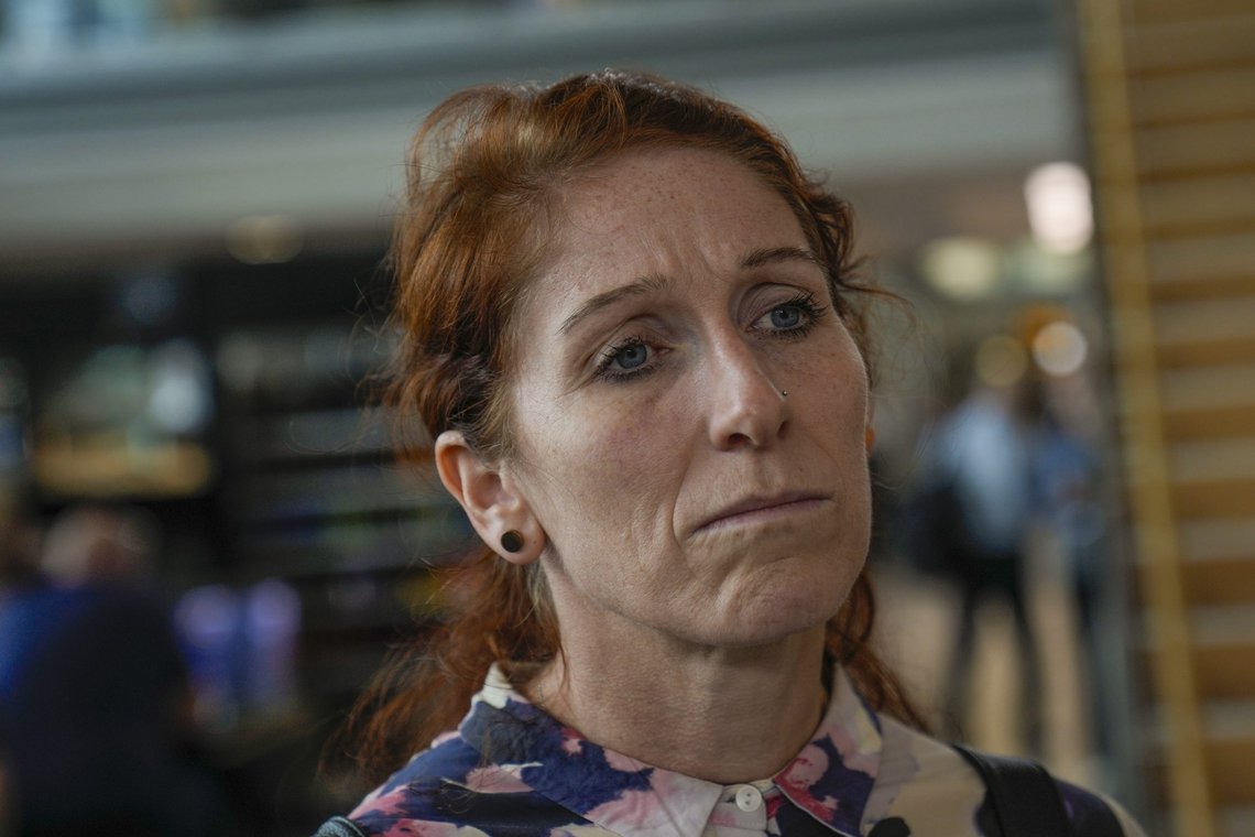 Oslo 20220626.
Fotballpresident Lise Klaveness ble søndag nektet ombordstigning på et fly til Qatar på grunn av manglende koronatest-dokumentasjon.
Foto: Fredrik Varfjell / NTB Oslo 20220626.
Fotballpresident Lise Klaveness ble søndag nektet ombordstigning på et fly til Qatar på grunn av manglende koronatest-dokumentasjon.
Foto: Fredrik Varfjell / NTB