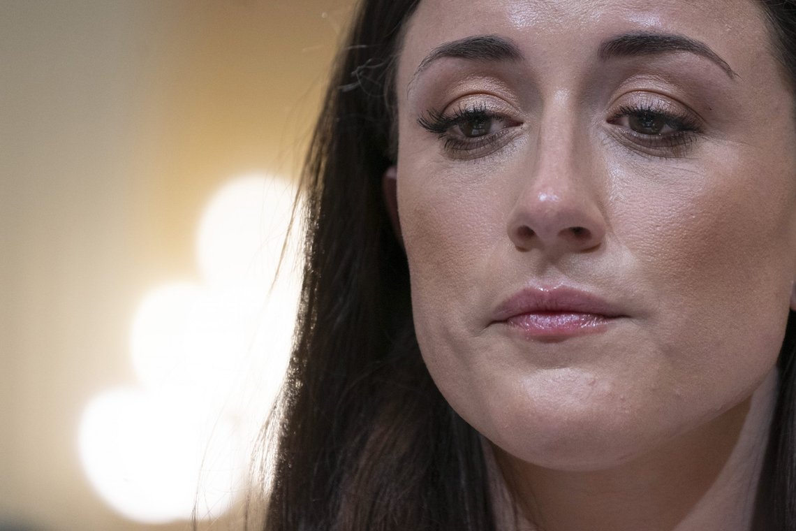 Cassidy Hutchinson, former aide to Trump White House chief of staff Mark Meadows, testifies to the House select committee investigating the Jan. 6 attack on the U.S. Capitol continues to reveal its findings of a year-long investigation, at the Capitol in Washington, Tuesday, June 28, 2022. (AP Photo/Jacquelyn Martin) Cassidy Hutchinson, former aide to Trump White House chief of staff Mark Meadows, testifies to the House select committee investigating the Jan. 6 attack on the U.S. Capitol continues to reveal its findings of a year-long investigation, at the Capitol in Washington, Tuesday, June 28, 2022. (AP Photo/Jacquelyn Martin)
