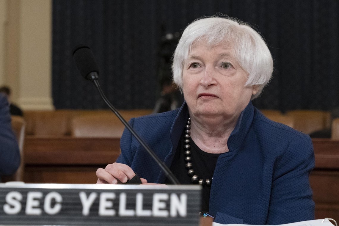 USAs finansminister Janet Yellen har ikke vært heldig i sin rolle. FotoAP /Jose Luis Magana /NTB USAs finansminister Janet Yellen har ikke vært heldig i sin rolle. FotoAP /Jose Luis Magana /NTB