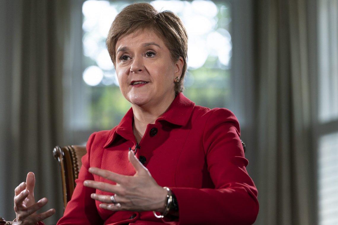 Skottlands førsteminister Nicola Sturgeon i Washington i forrige måned. Sturgeon fortsetter kampen for skotsk selvstendighet. Foto: Jacquelyn Martin / AP / NTB Skottlands førsteminister Nicola Sturgeon i Washington i forrige måned. Sturgeon fortsetter kampen for skotsk selvstendighet. Foto: Jacquelyn Martin / AP / NTB